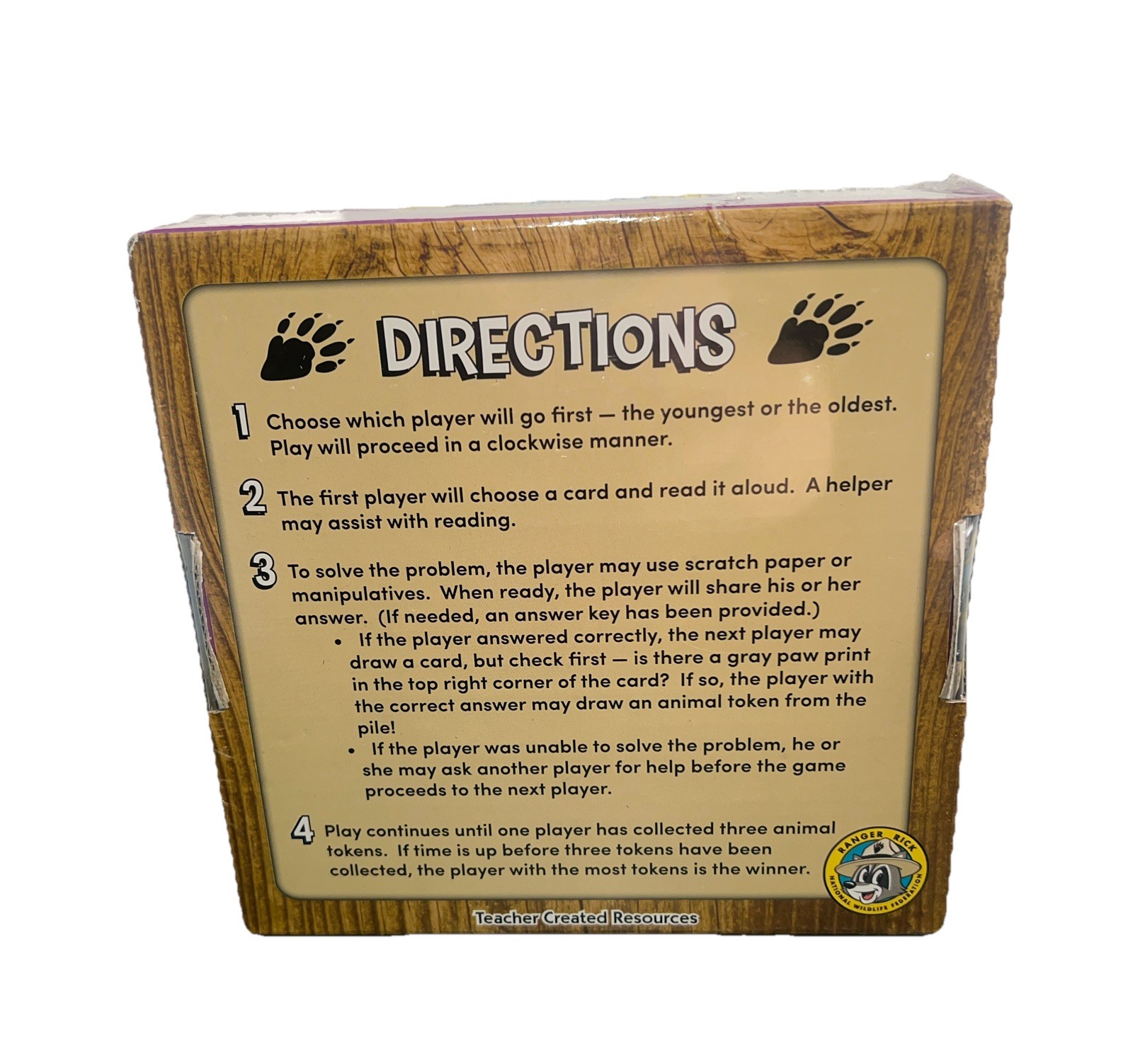 Ranger Rick’s Rockin Raccoon Math Games(2), New/Sealed,Grades K & 1, 2-4 Players