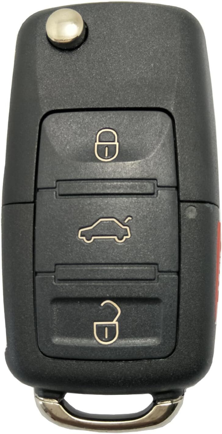 Replacement Key Fob Shell Case fit for VW Volkswagen Jetta Passat Golf Beetle