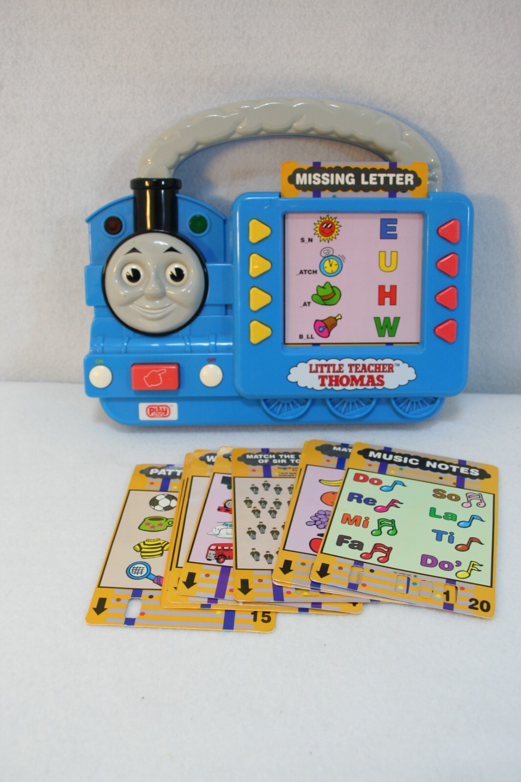 VTG Thomas the Tank Engine Little Teacher w/Cards Learning Activity Toy WORKS