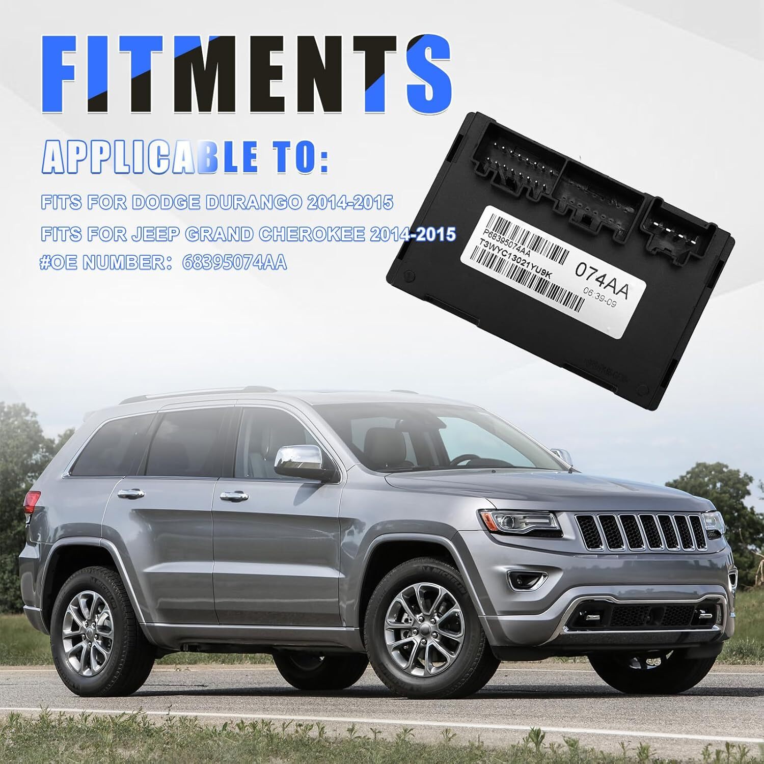 Transfer Case Control Module Replace for Grand Cherokee Durango 2014-2015,