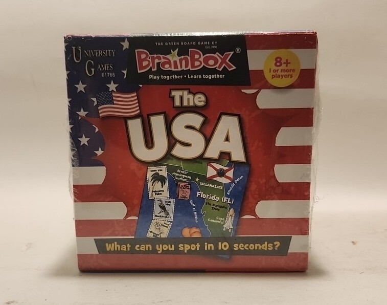 BRAIN BOX The USA 10 Minute Brain Challenge 2012 New Sealed University Games