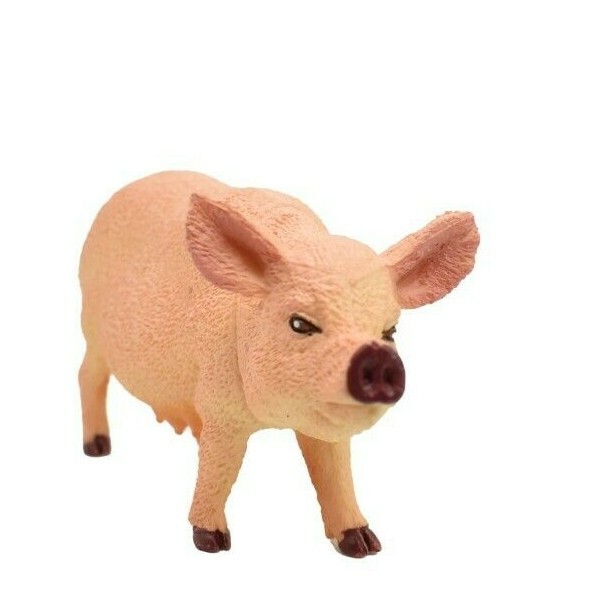 Pig, Sow Realistic Toy Model Plastic Replica Barn Farm Animal Gift 5″ F258