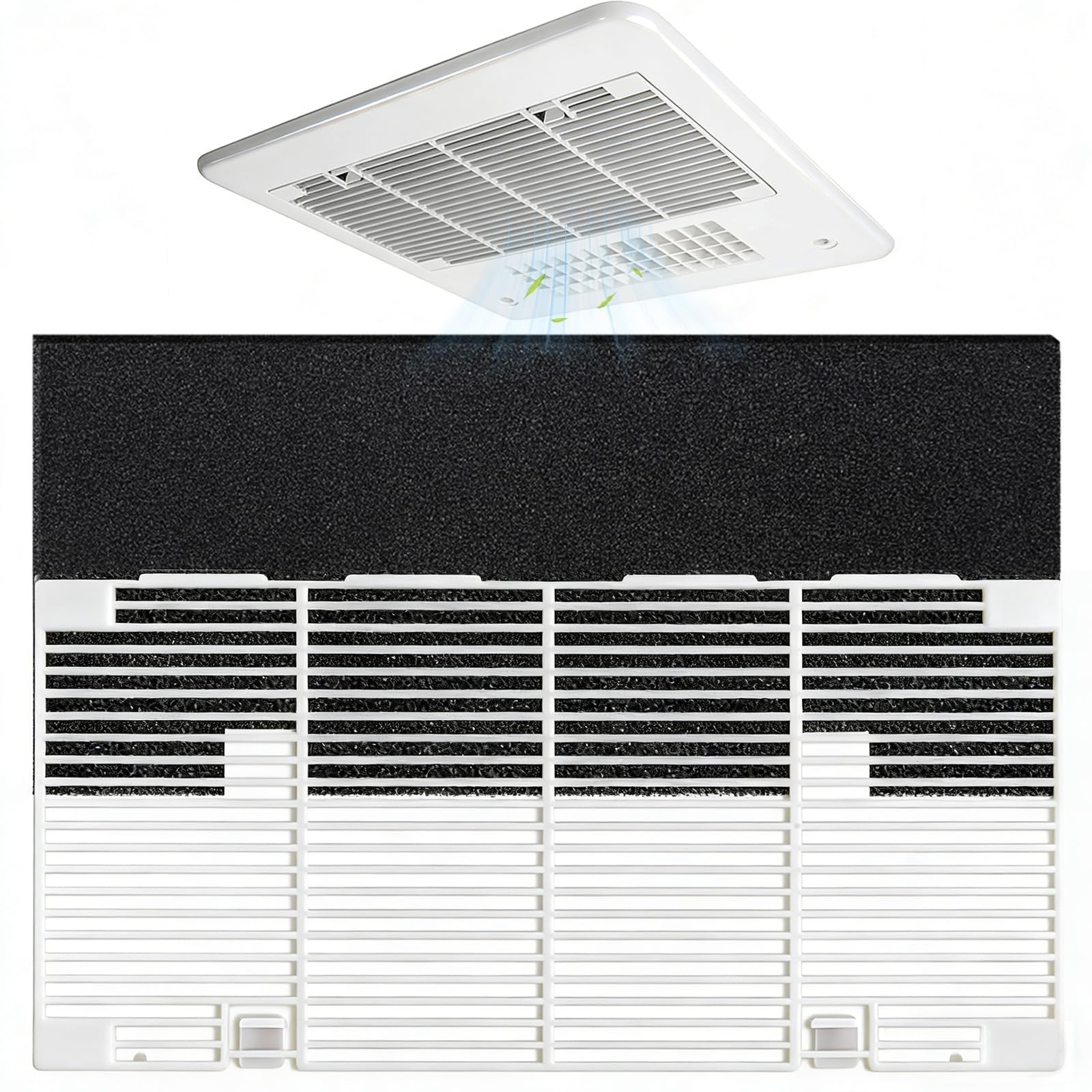 Dianrui RV A/C Vent Cover for Dometic AC Cover Replacement, 14.1″ x 7.7″ Duo-…