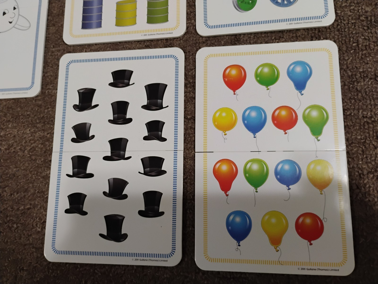 2011 Thomas & Friends Slide & Learn Interactive Cards
