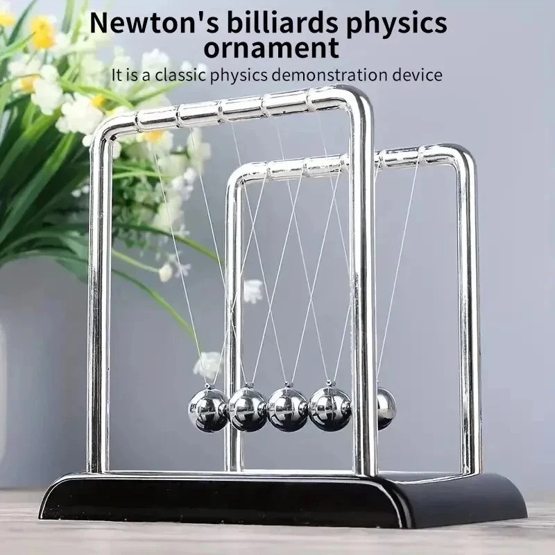 Newton’s Cradle Balance Steel Ball Teaching Supplies Physics Science Pendulum