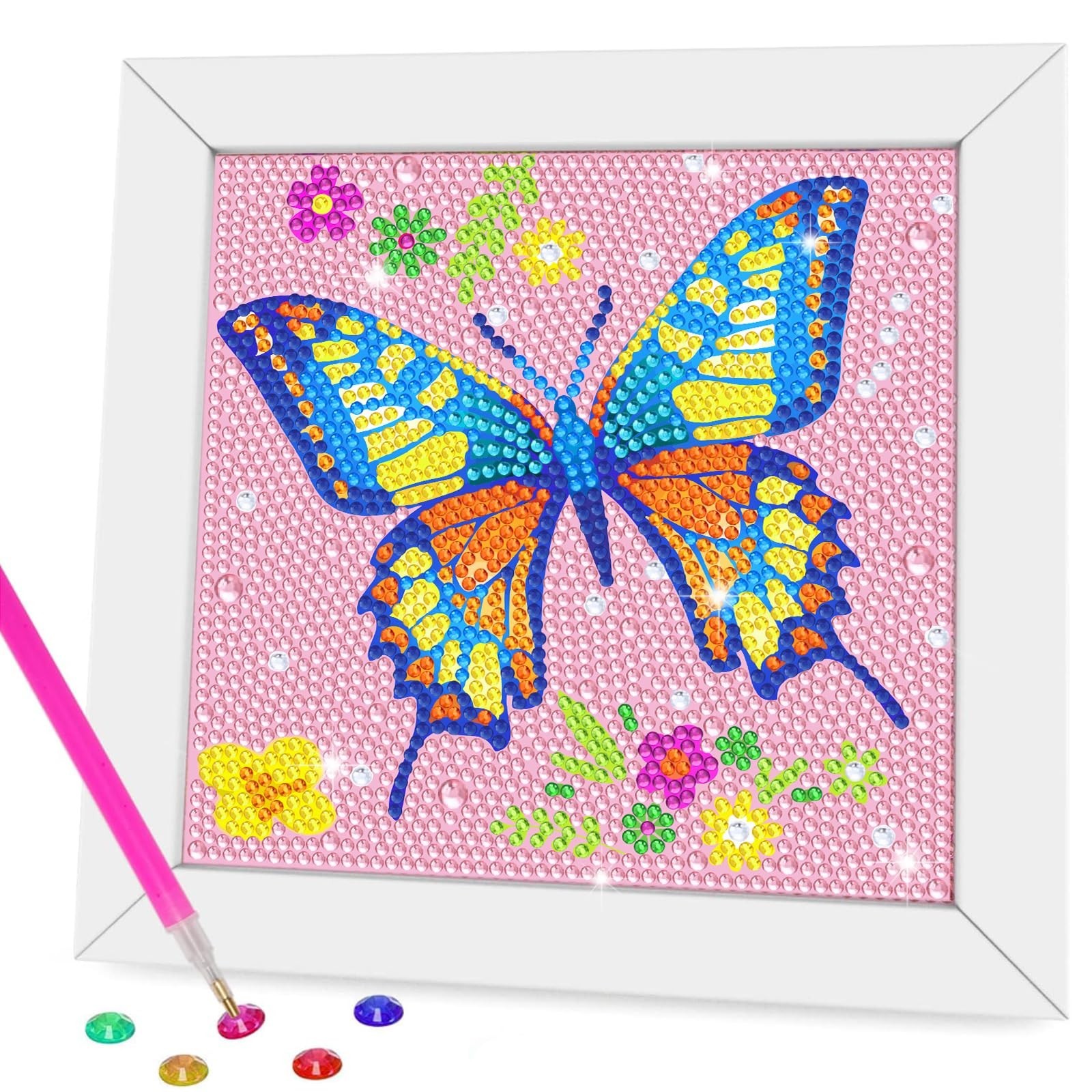 Diamond Art Kits for Kids – Crafts for Girls 8-12 – Diamond Art Painting with…
