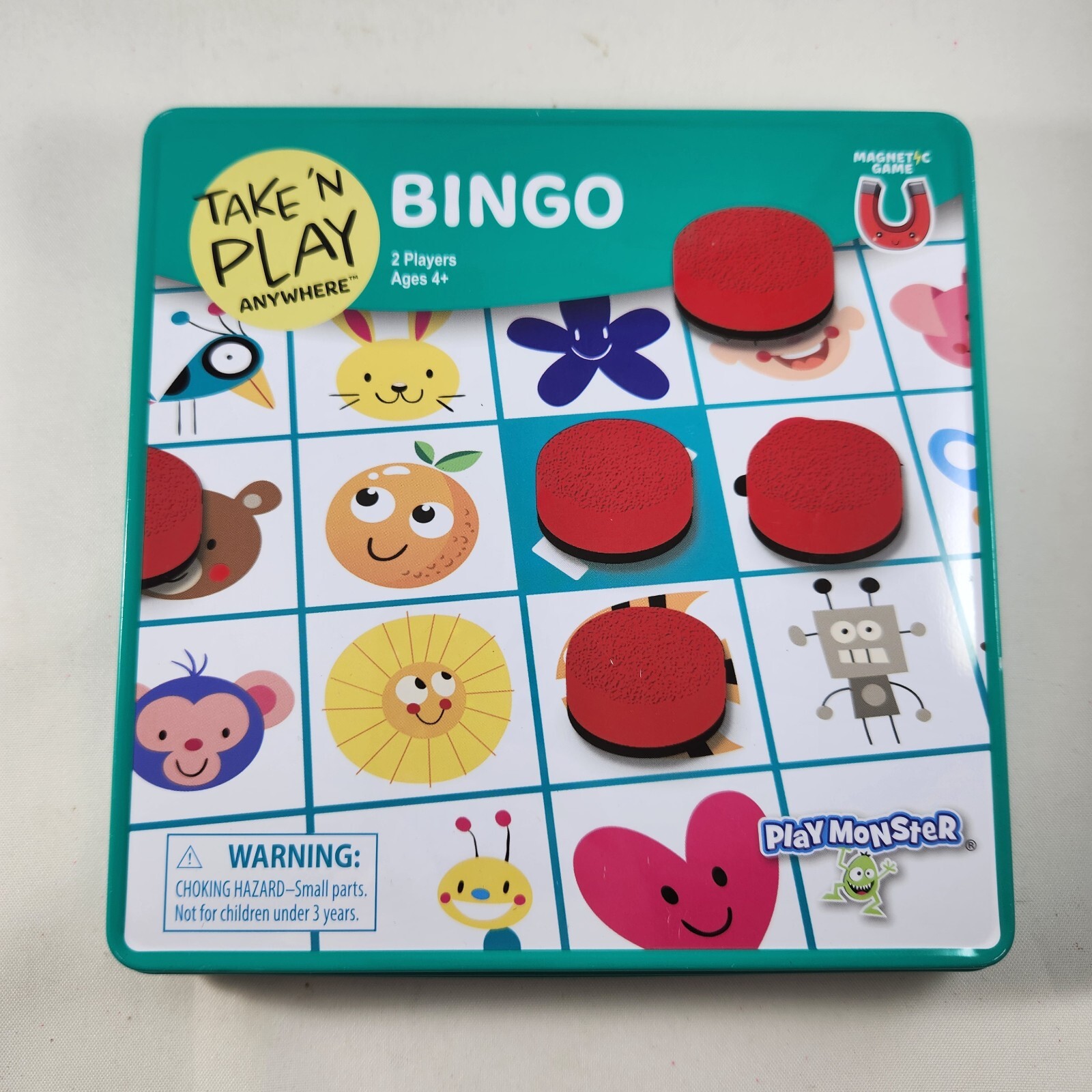 Take N Play Anywhere Magnetic Bingo Play Monster Children’s Toy STEM