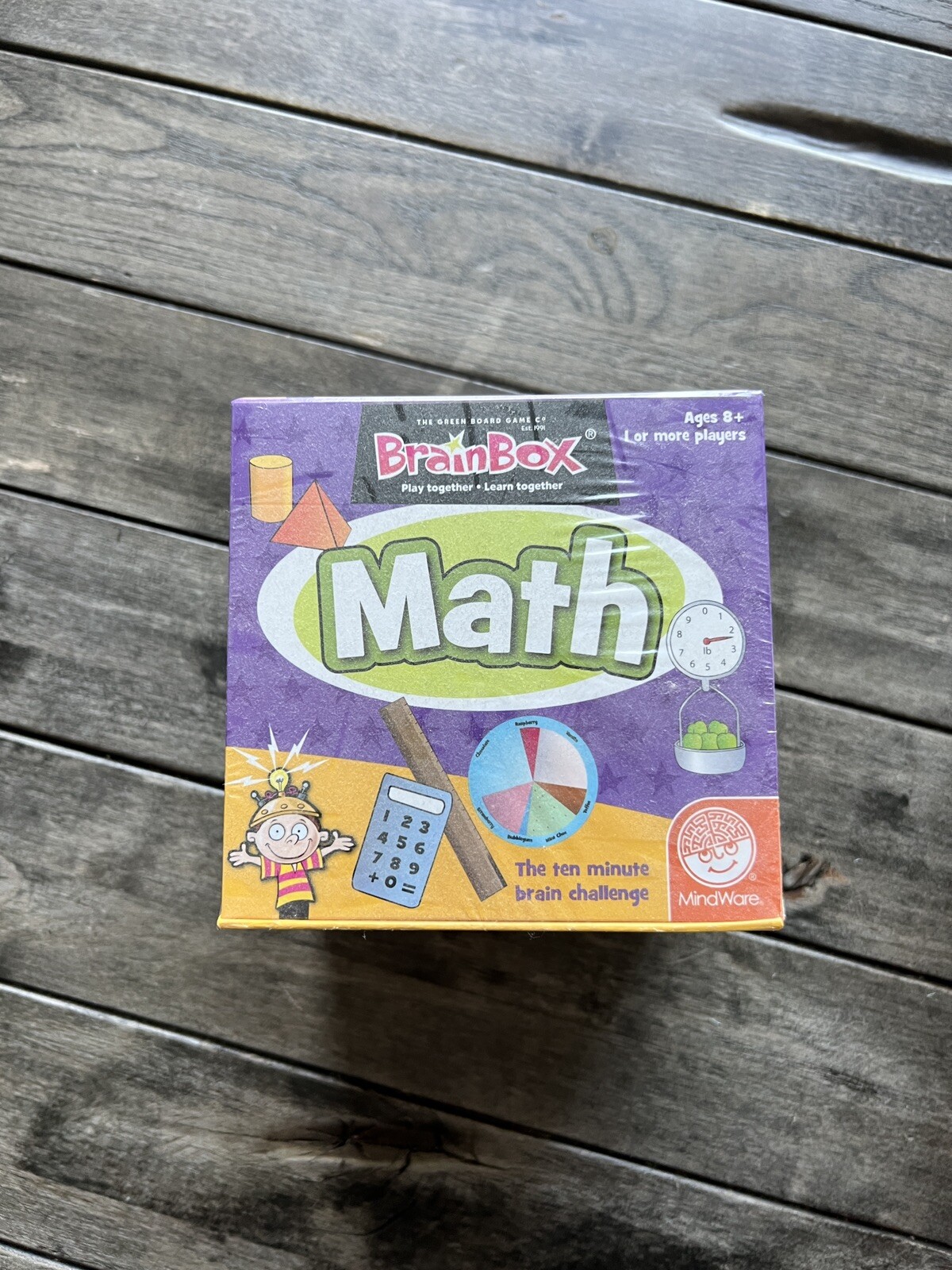 Mindware Brain Box Math age 8+ NEW FACTORY SEALED homeschool education kids gift