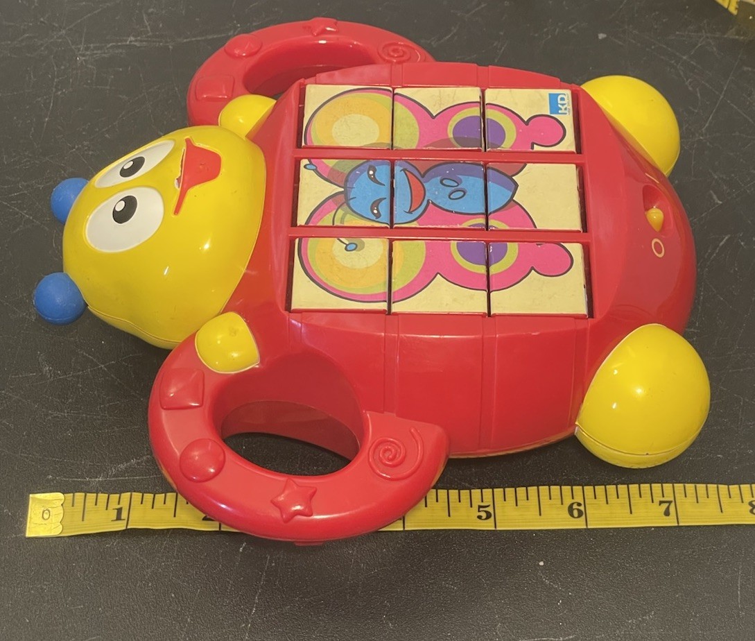 Kids Delight 3 Sided Bug Puzzle Silly Sounds Works Good Handheld Travel