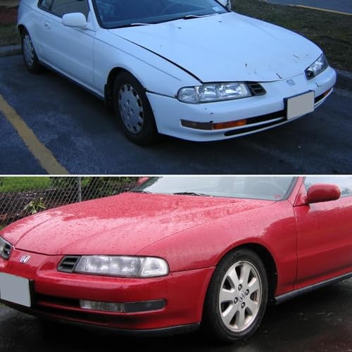 For 1992 1993 1994 1995 1996 Prelude Front Bumper Outer Turn Smoked housings