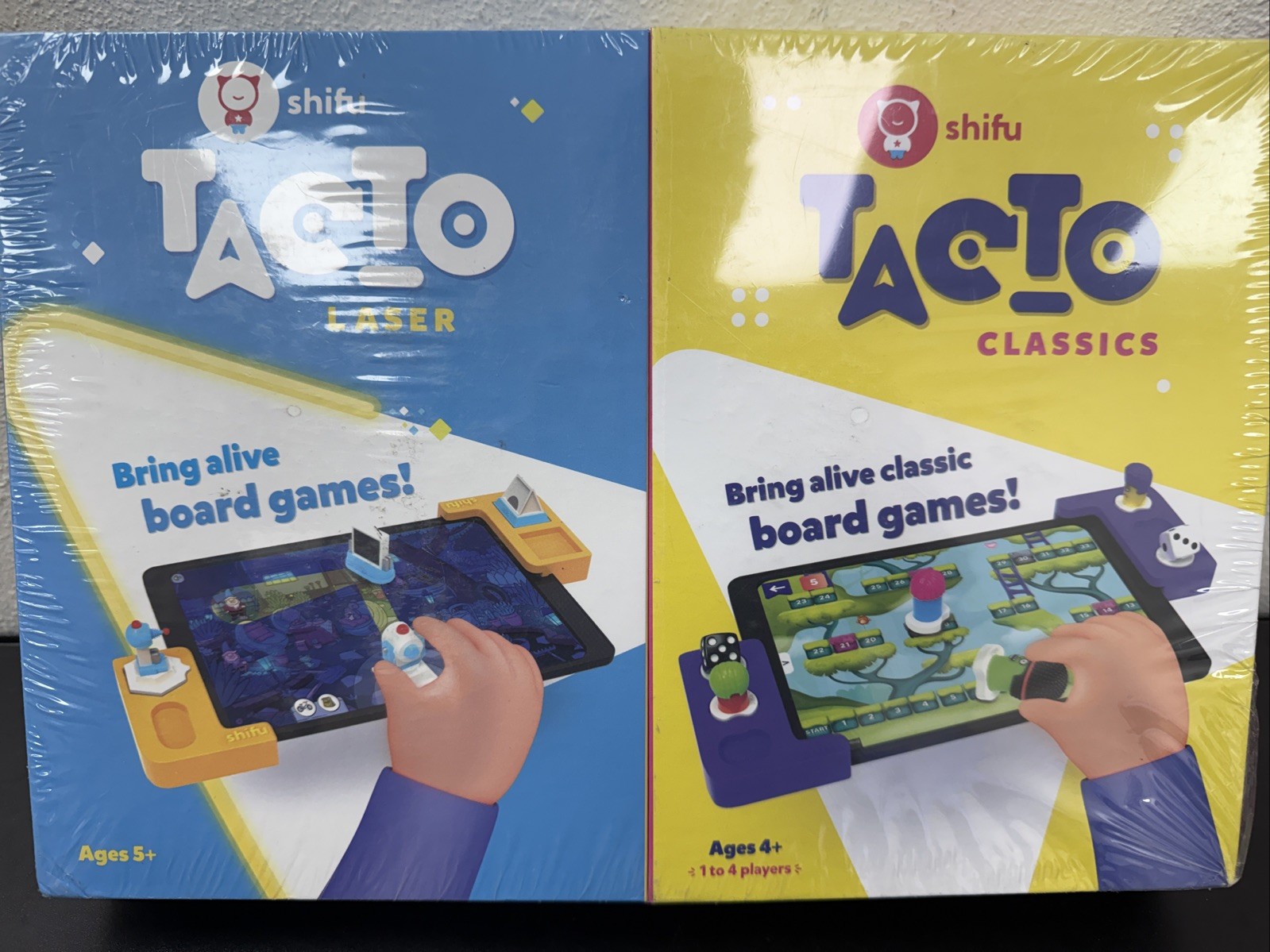 Shifu TacTo 2-in-1 combo Laser+Classics Board Games