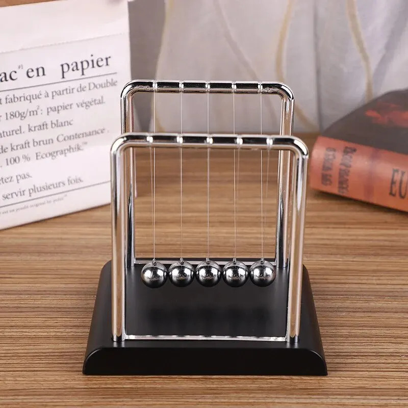 Desktop Balance Ball Pendulum Physics Science Educational Desk Toy Decor Gift