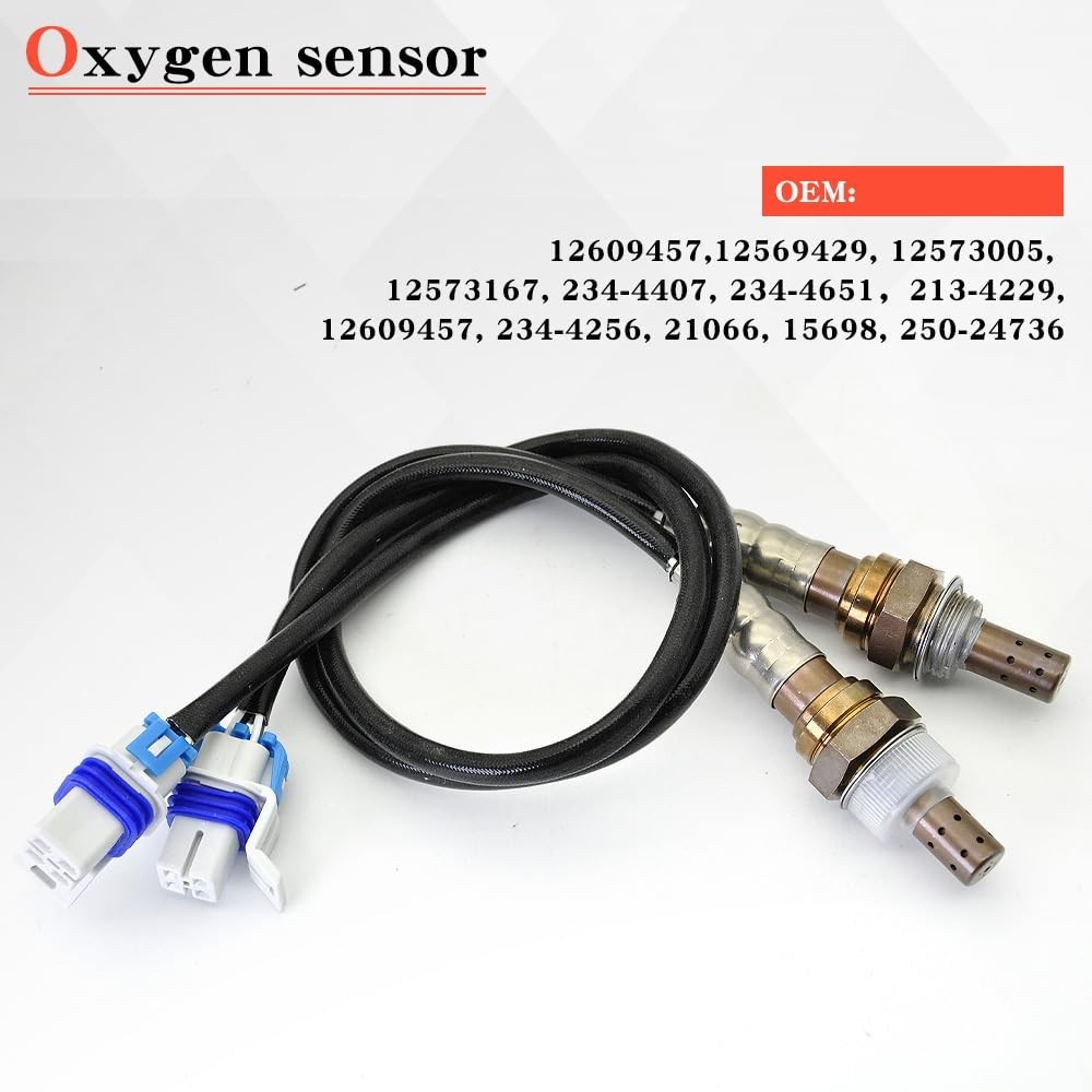 2PCS 234-4407 Downstream O2 Oxygen Sensor Compatible with Chevy Silverado 1500 2