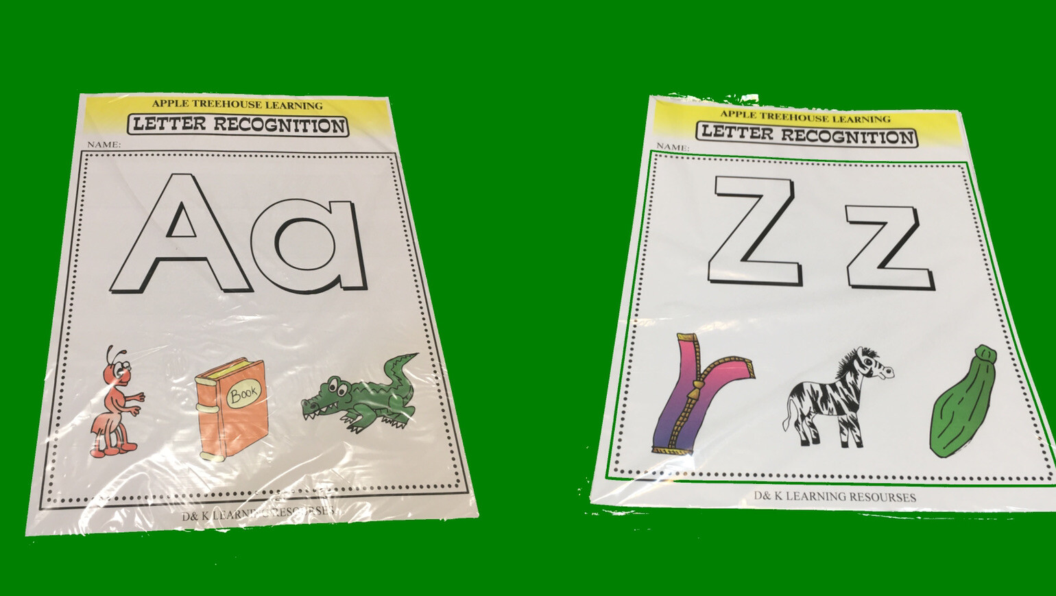 Apple Treehouse Preschool Bundle – Complete Set – A – Z Worksheets – 520 pgs