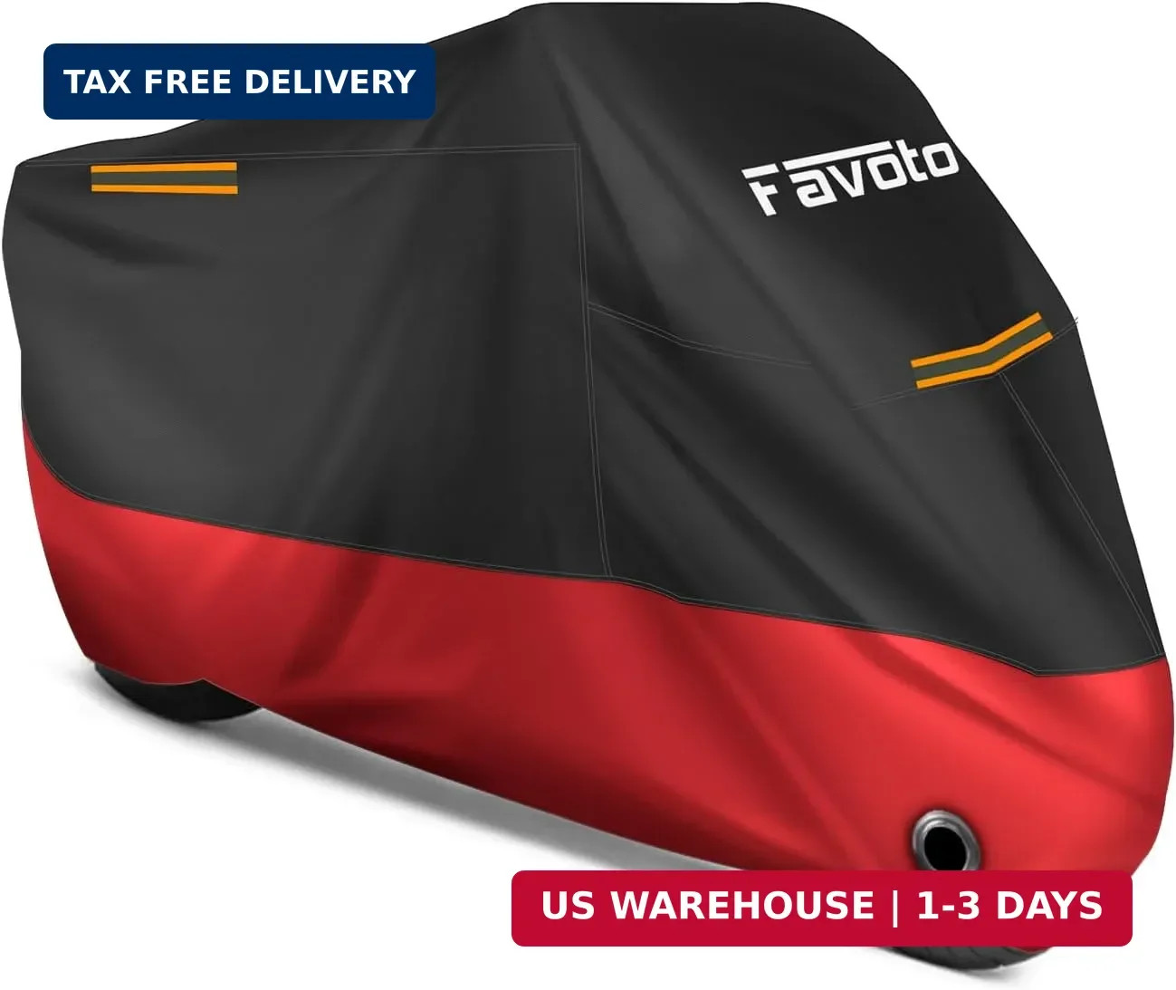 Favoto Motorcycle Cover Waterproof Outdoor – All Season Weather Dust Sun Rain Pr