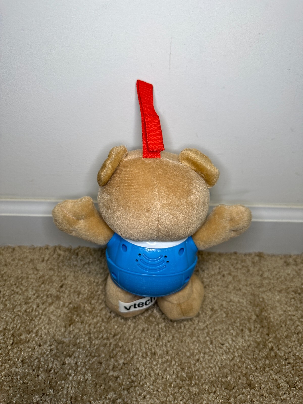 2007 Vtech Happy Lights Bear Light Up Interactive Baby Toy Plush Doll