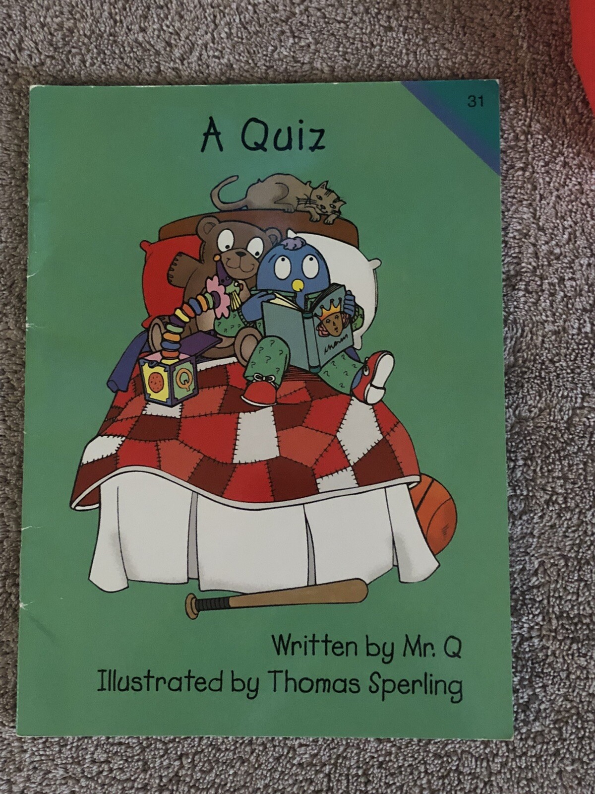 The Letter People 20 inch Inflatable Letter Q W/Book