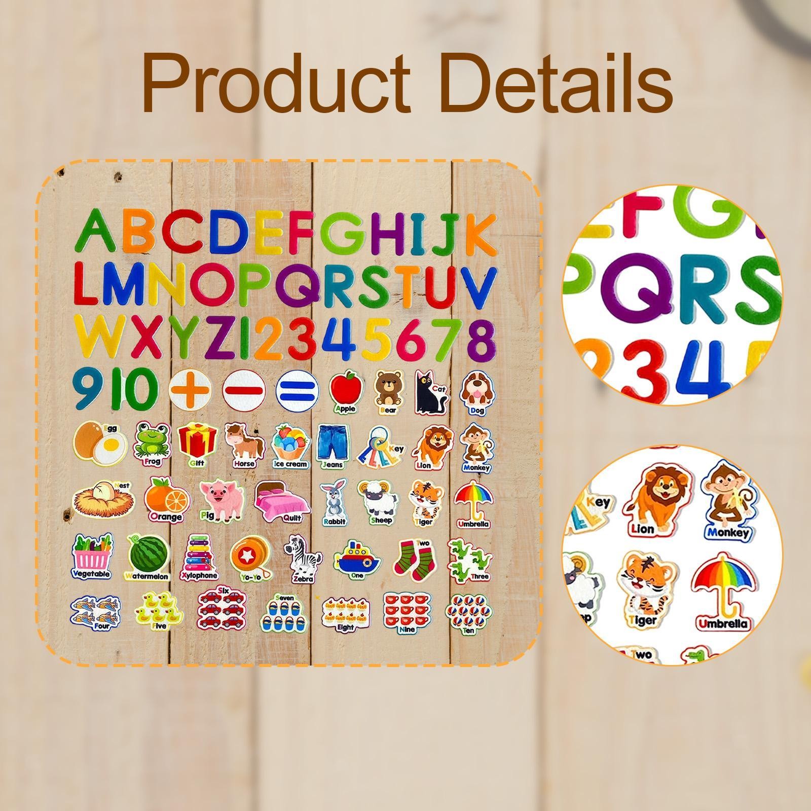 75Pcs Felt Board Story Pieces Set Felt Figures Kit Decoration for Children