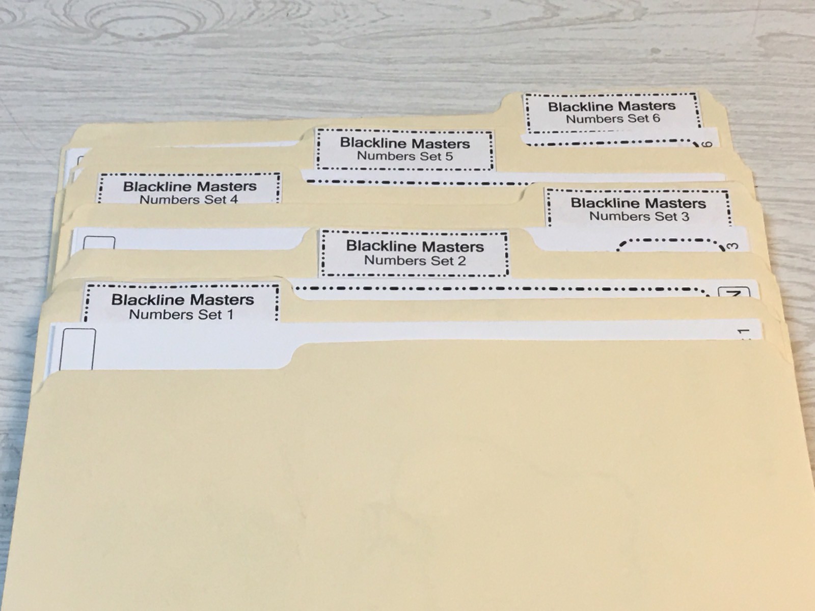 Printed Worksheets Numbers – 6 Folders -Pre-K Kindergarten Resource 150+ Pgs