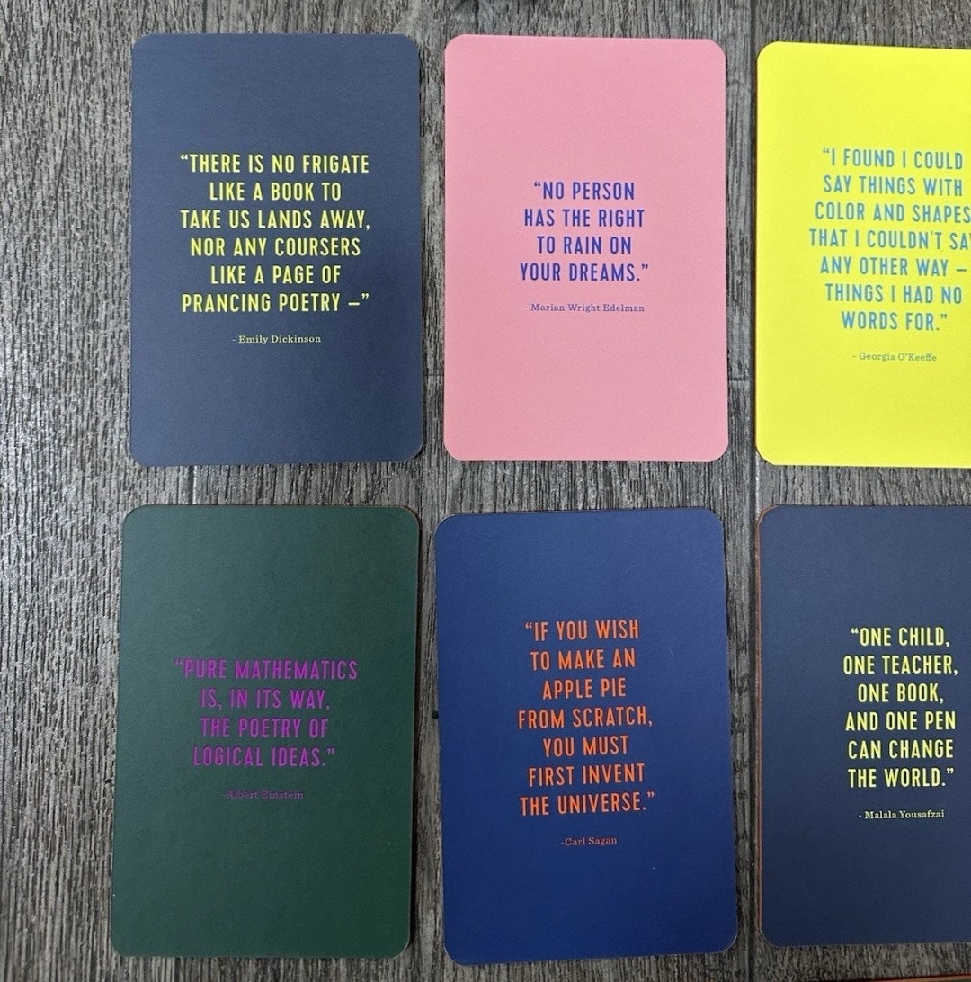Flashcards For The Future – 12 Two-Sided Wooden Cards – Children’s Learning Tool