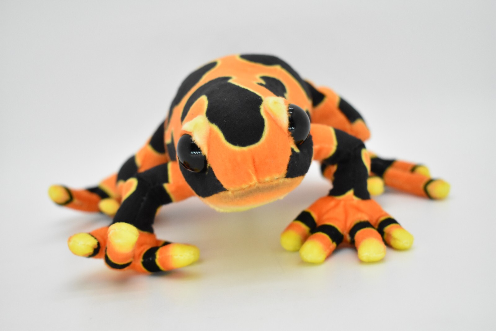 Frog, Orange, Poison Dart, Very Nice Plush Stuffed Animal Toy 9″ RI11B258