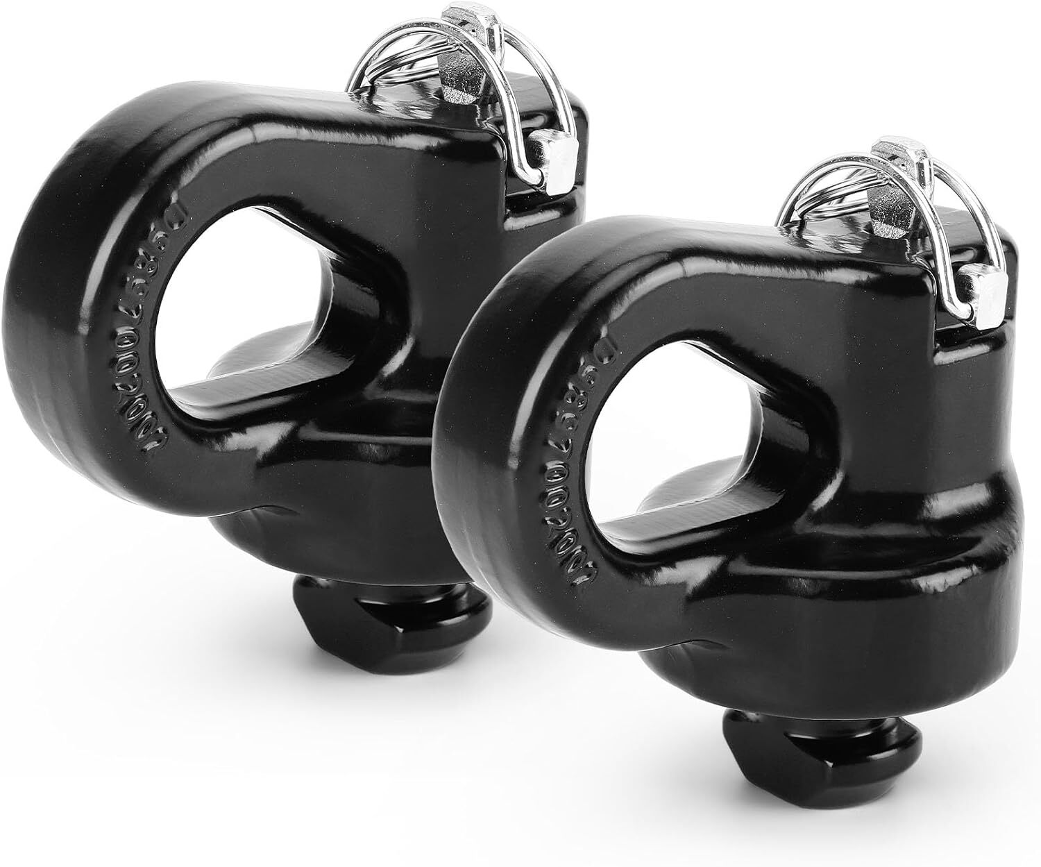 60691 Puck System Gooseneck Hitch Safety Chain Anchors for 2013-2021 Ford F250