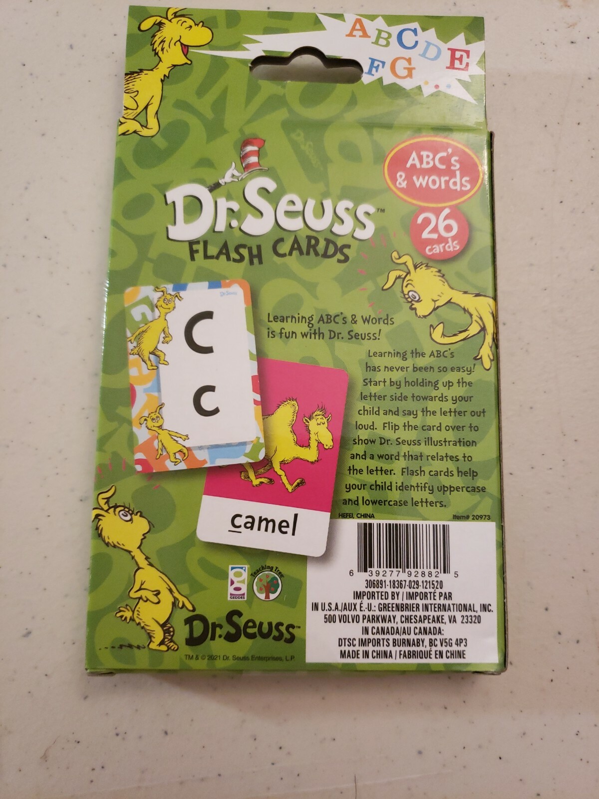 NIB Dr. Seuss Flash Card Lot NUMBERS ABC’s & WORDS COLORS & SHAPES