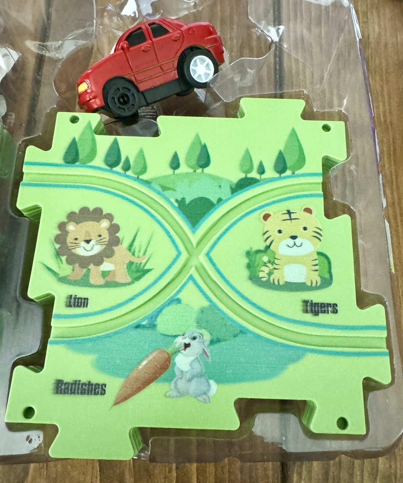 Fenming Educational Battery Operated Rail Car Puzzle Toy Land Series Track