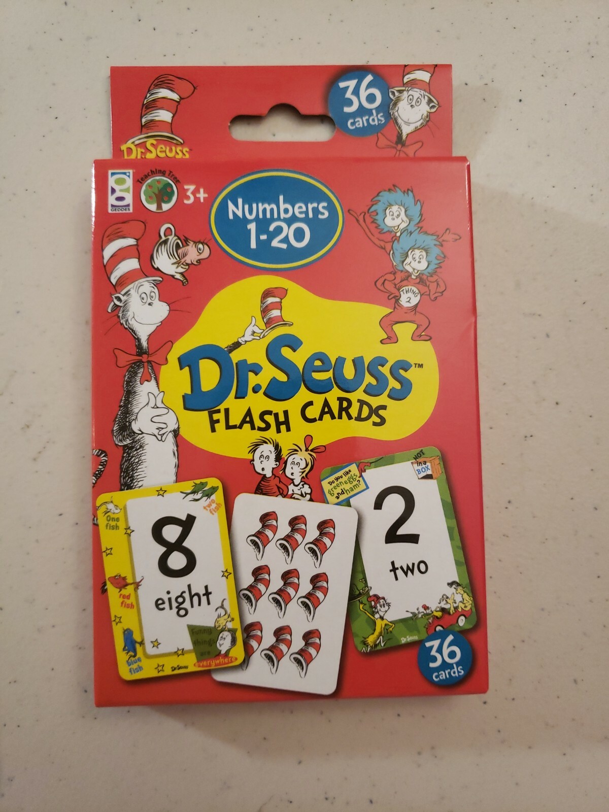 NIB Dr. Seuss Flash Card Lot NUMBERS ABC’s & WORDS COLORS & SHAPES