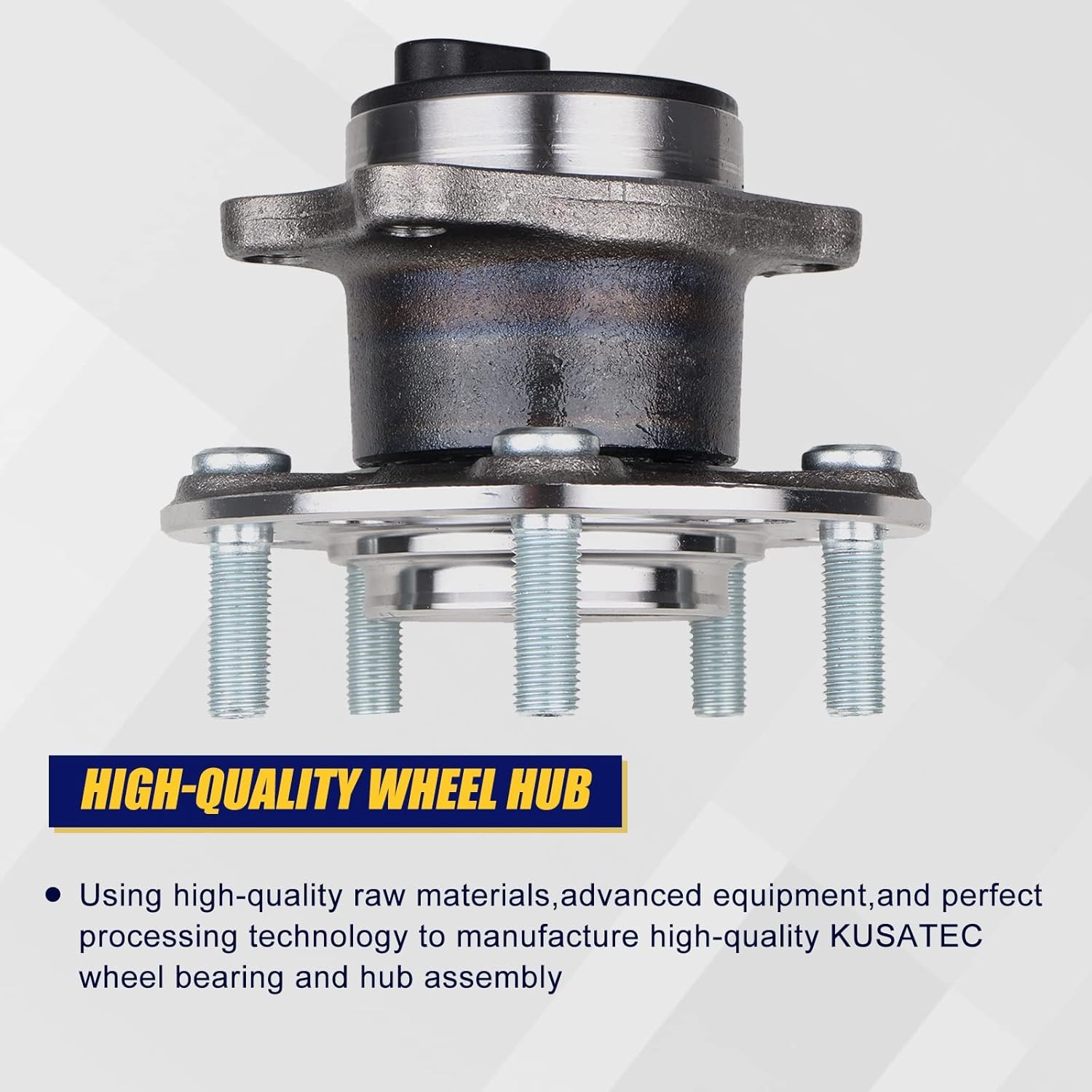 KUSATEC 512332 Rear 2PCS Wheel Bearing and Hub Assembly Compatible with Chrysler