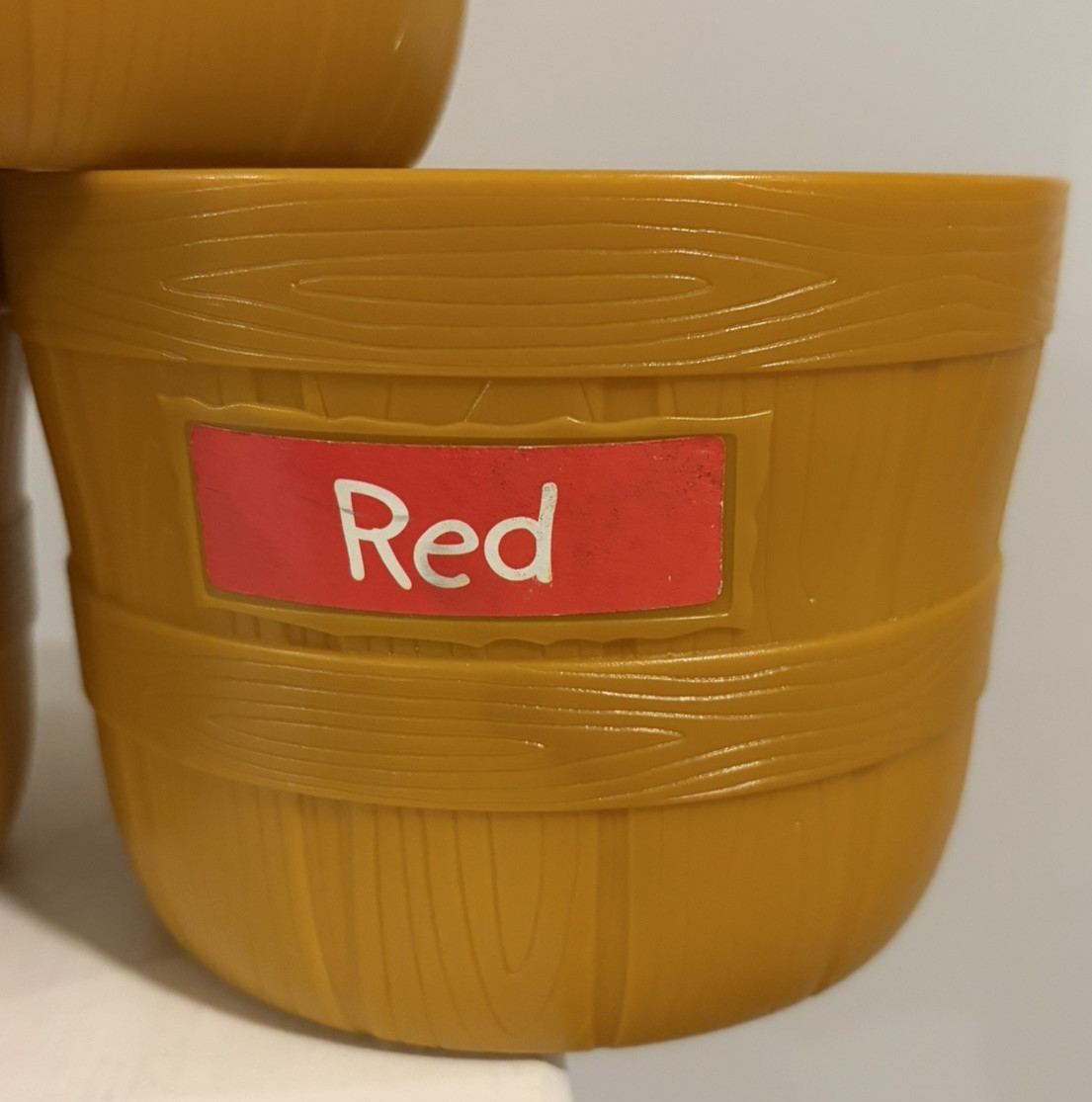 Learning Resources Farmers Market Bushel Baskets Color Sorting Buckets Set of 5