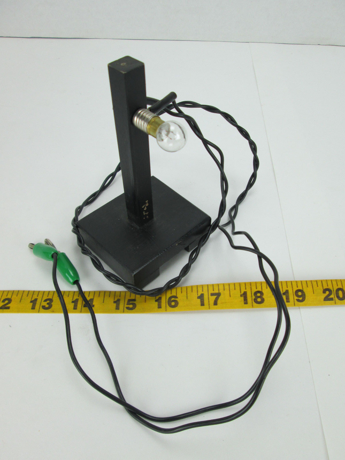 Single Lamp Signal Light Test Electric Science Fair Experiments Lab School T
