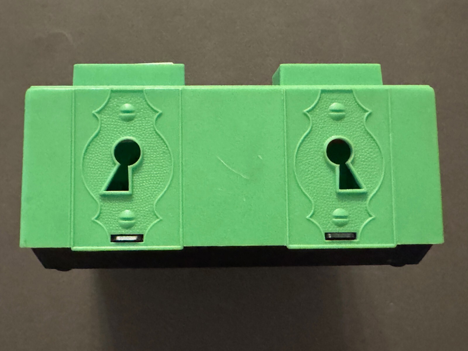 KEYS OF LEARNING LOCK CHILD GUIDANCE TOY NO 100 VTG EDUCATIONAL DEXTERITY PUZZLE