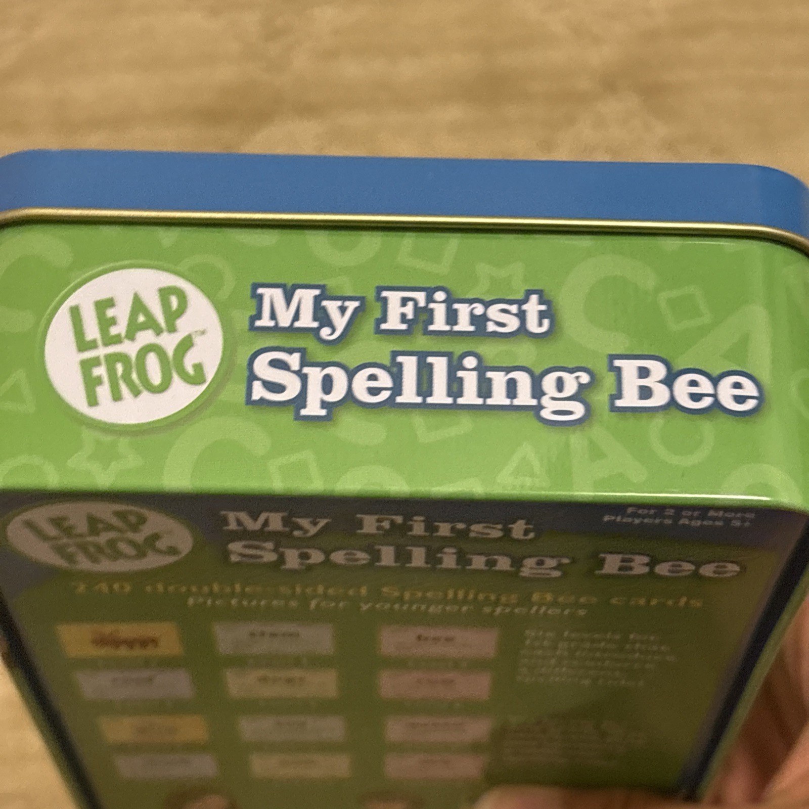 LeapFrog My First Spelling Bee Learning Game Complete Cards Sealed Ages 5+