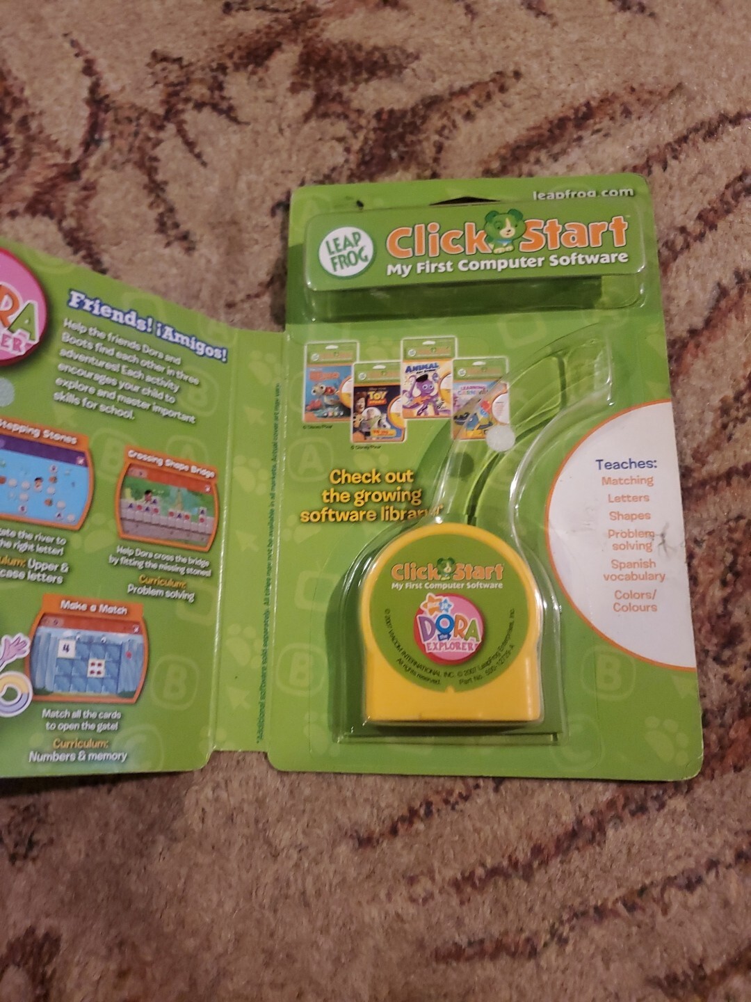 Leapfrog Clickstart My First Computer Software: Dora the Explorer Friends NEW