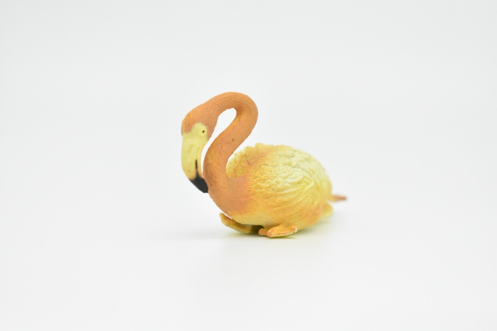 Flamingo Toy, Realistic Rubber Replica Bird, Hand Painted Model 3″ CWG200