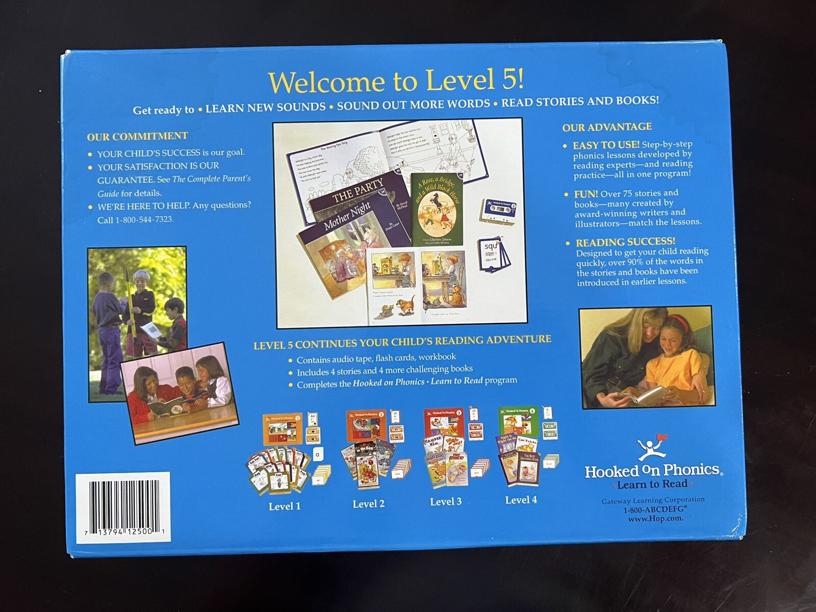 INCOMPLETE!! READ!! HOOKED ON PHONICS LEARN TO READ LEVEL 2 3 & 5 BOOK CD TAPE