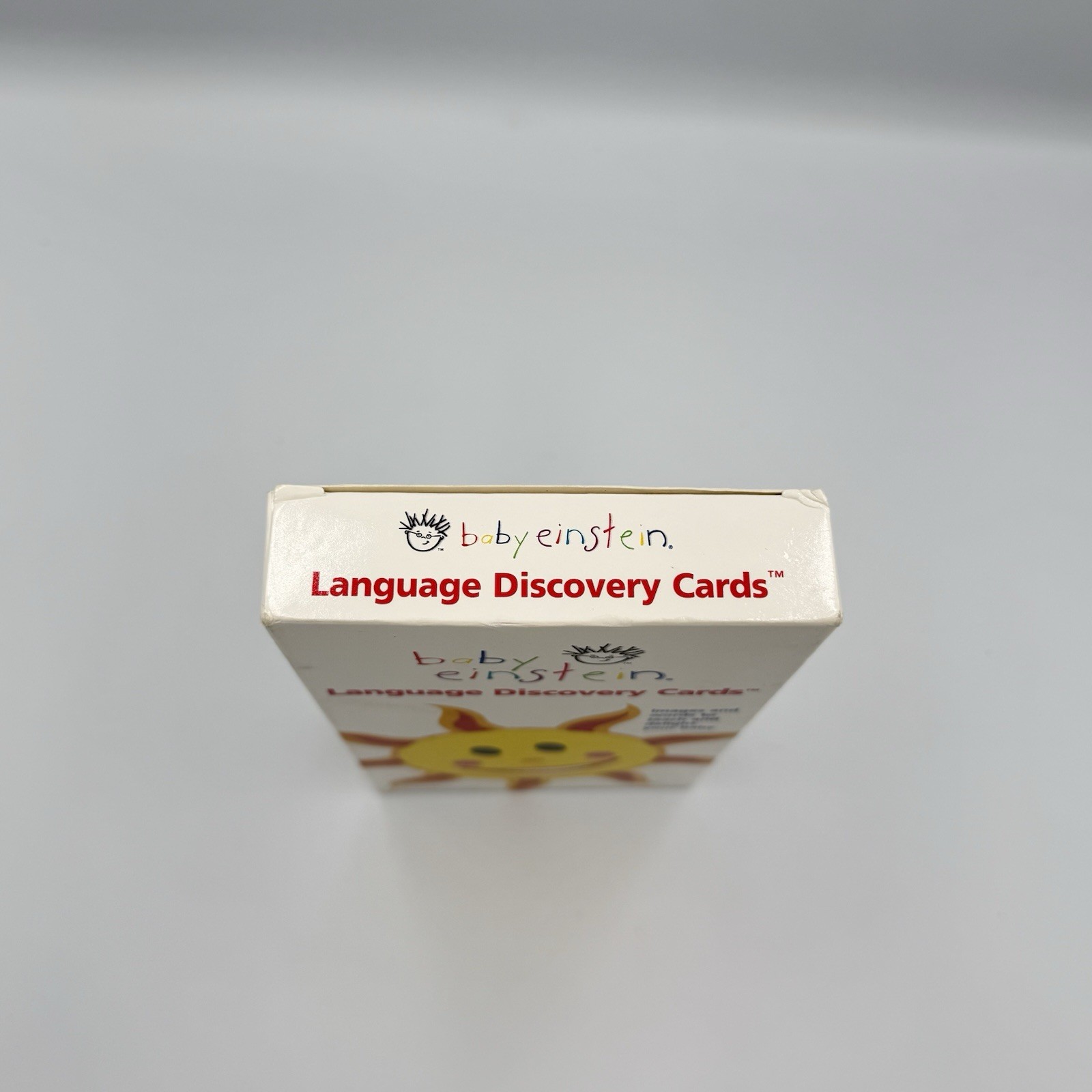 Baby Einstein Language Discovery Cards Educational Words Babies 1999 COMPLETE!