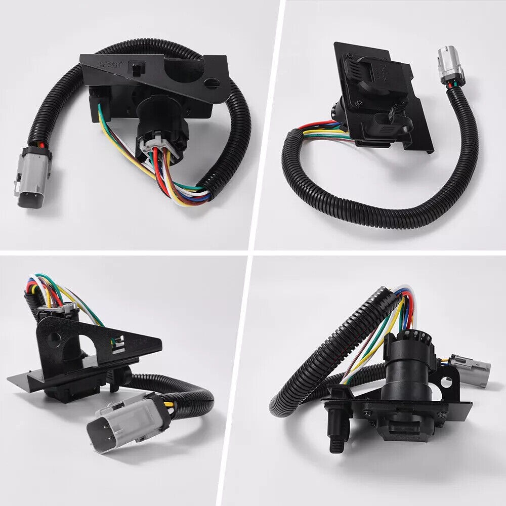 4 & 7 Pin Trailer Tow Wiring Harness Plug Fit for 1999-2001 Ford F250 F3