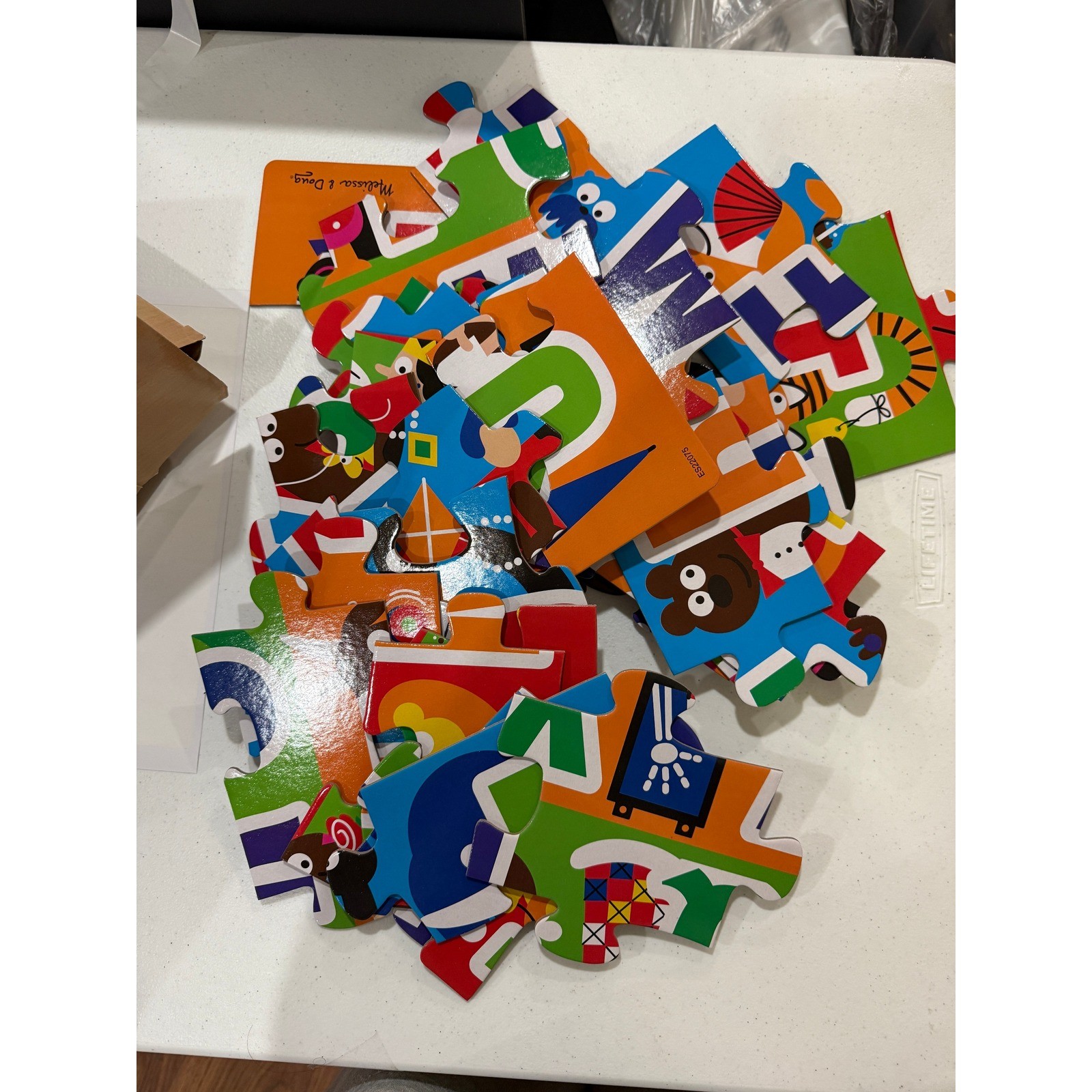 Melissa & Doug Alphabet Giant Floor Puzzle 36 Pieces Complete