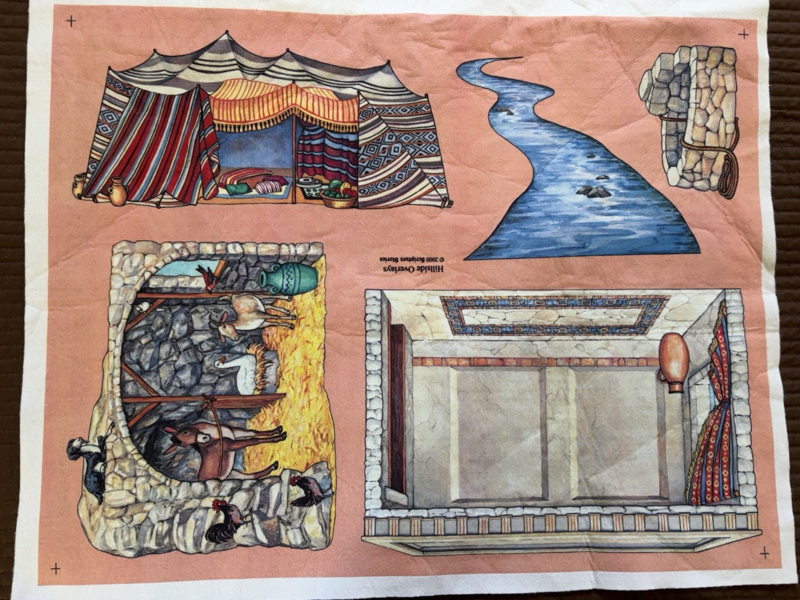 Hillside Overlays Scripture Stories Felt Board Bible Scenes Noah’s Ark Etc 35 Pc