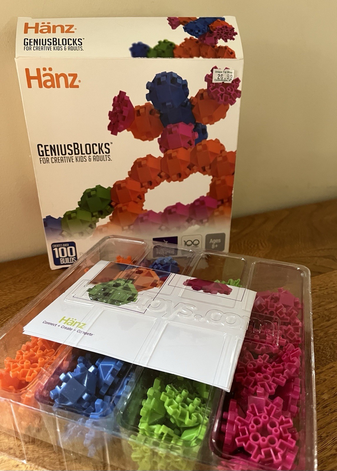 Hanz Genius Blocks 100 Pieces New Open Box