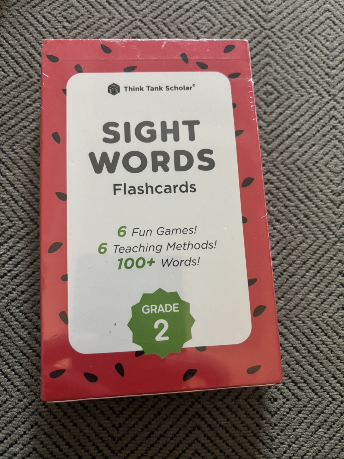 Sight Words Flash Cards by Think Tank Scholar-2 packs, Grades 1 & 2