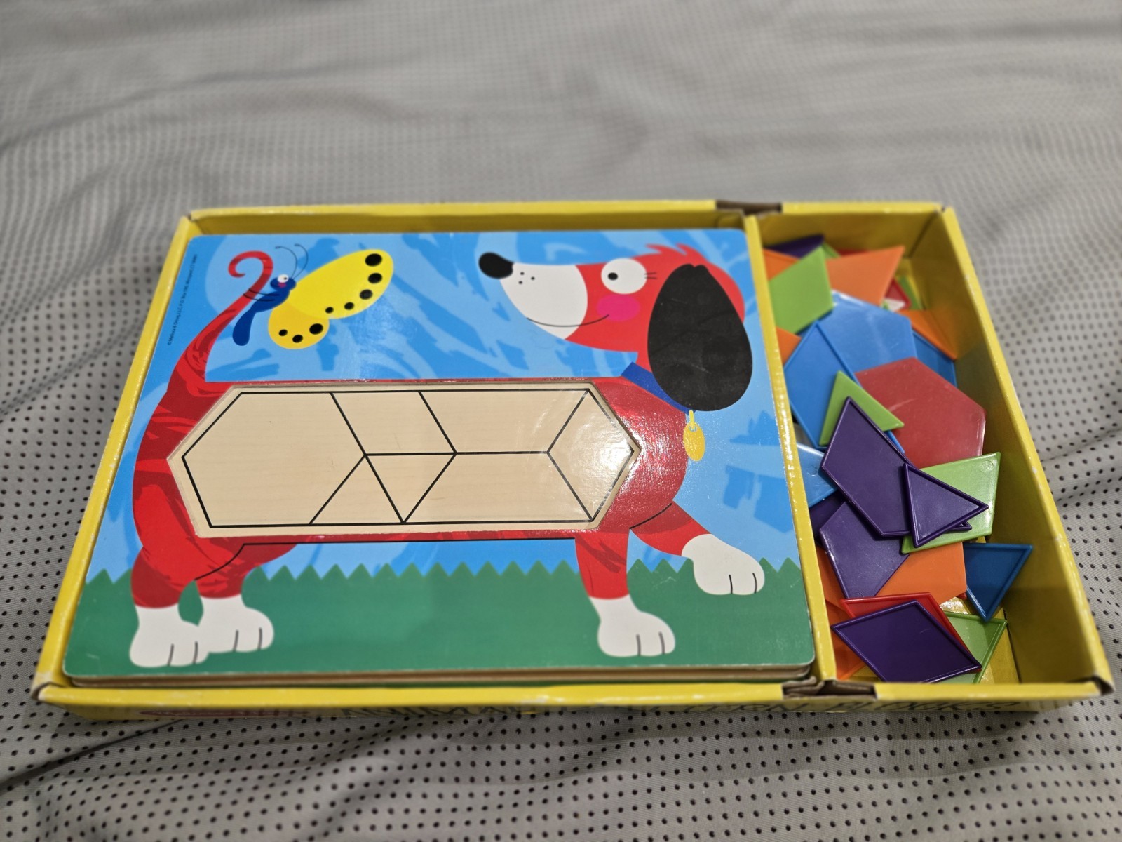 Melissa and Doug Animal Pattern Blocks Set