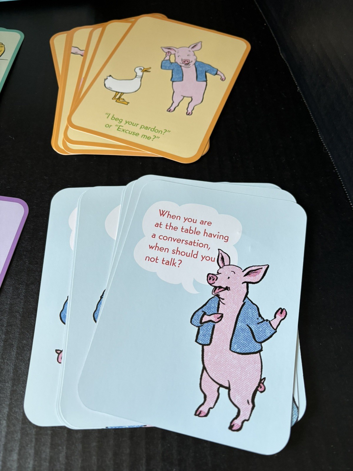 EEBOO GOOD MANNERS CONVERSATION CARDS-COMPLETE