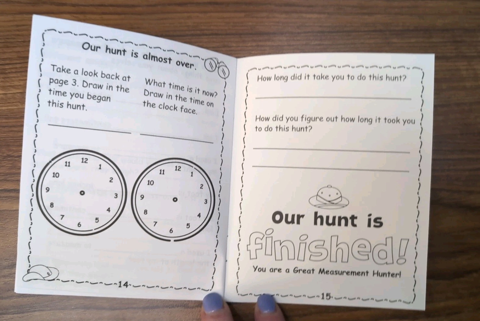 NEW The Great Measurement Hunt Activity Book By Really Good Stuff 2007 Set Of 13