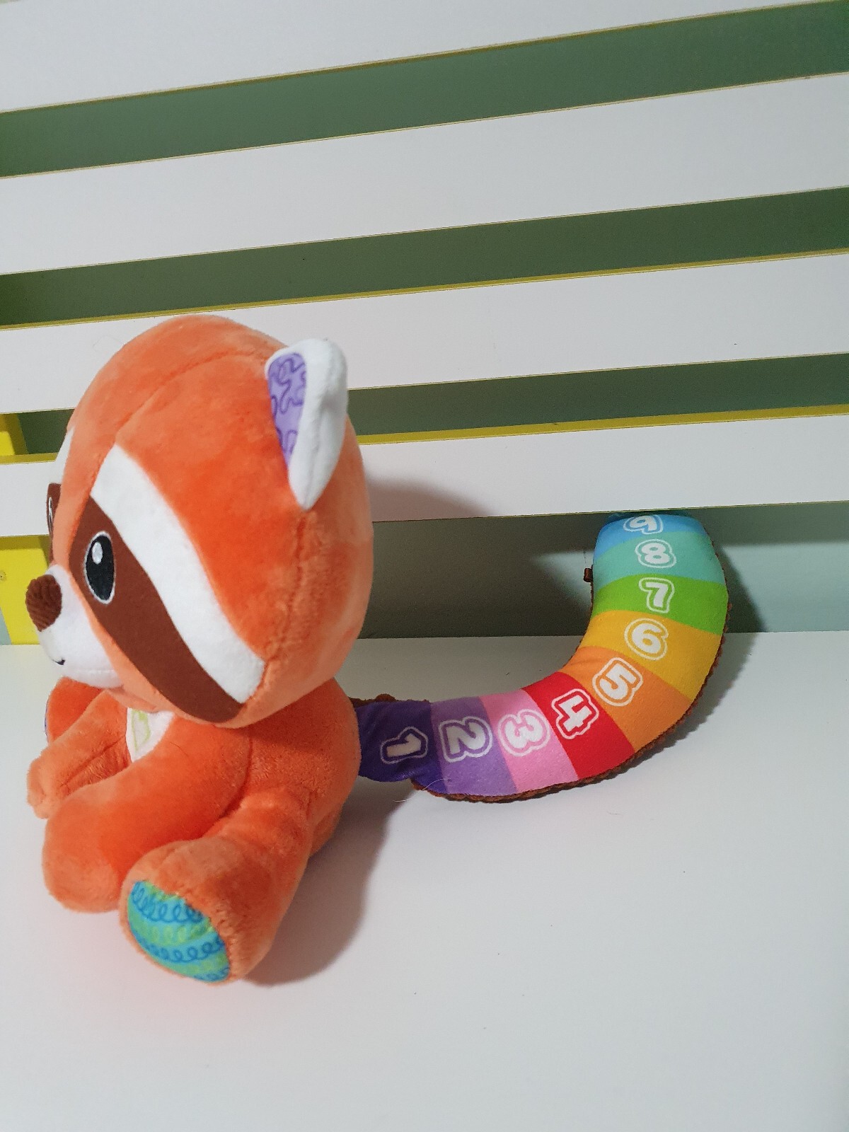 Leap Frog Colorful Counting Red Panda Toddler Learning Toy Plush Leap Fr