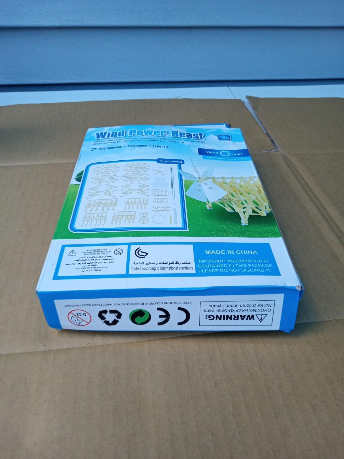 Wind Power Beast DIY Kit Educational Green Energy Environmental Learning TRL7#BB