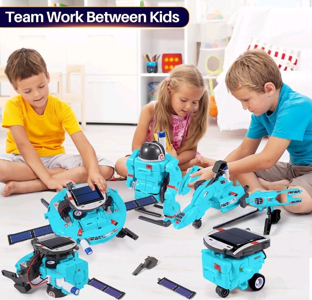 6-in-1 STEM Solar Robot Kit for Kids Educational Science New Sealed- Box Damage