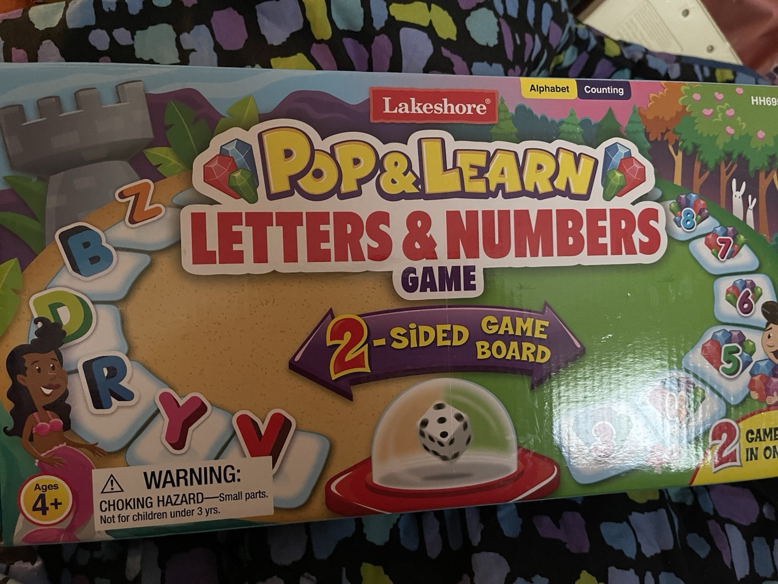 Lakeshore Pop & Learn Letters Numbers Game HH695 Learning Game NEW